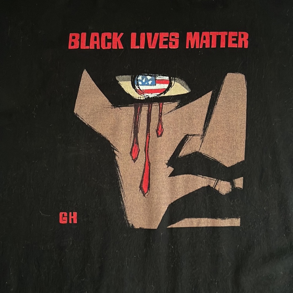 Black Lives Matter Mens T-shirt, XXXL